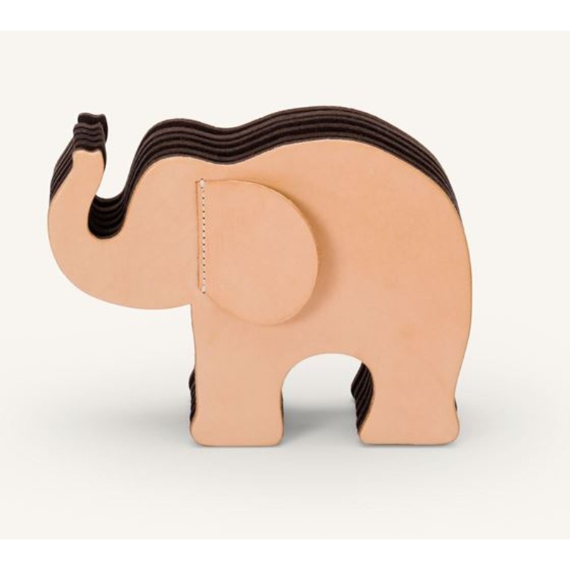 Graf von Faber-Castell Leather Elephant Pencil Natural Holder Large