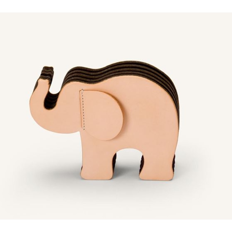 Graf von Faber-Castell Leather Elephant Pencil Natural Holder Med.