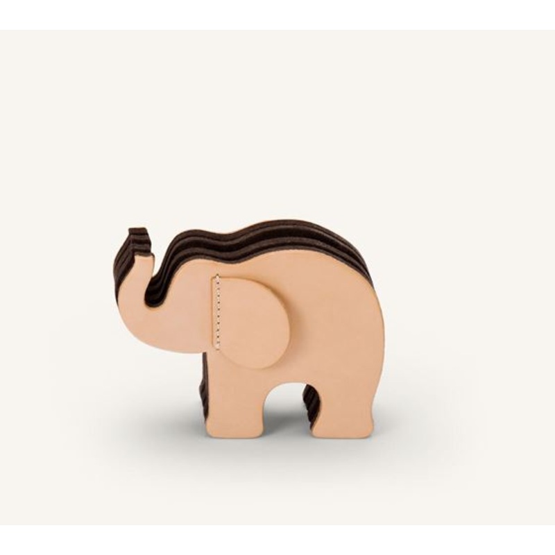 Graf von Faber-Castell Leather Elephant Pencil Natural Holder Small
