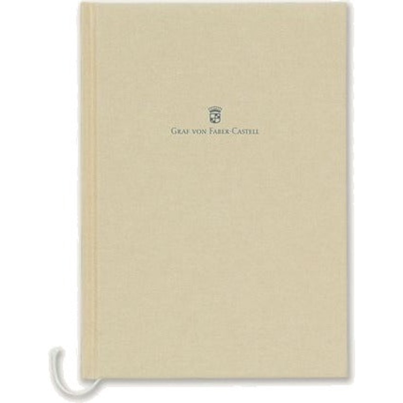 Graf von Faber-Castell Linen-bound book A5 Cognac