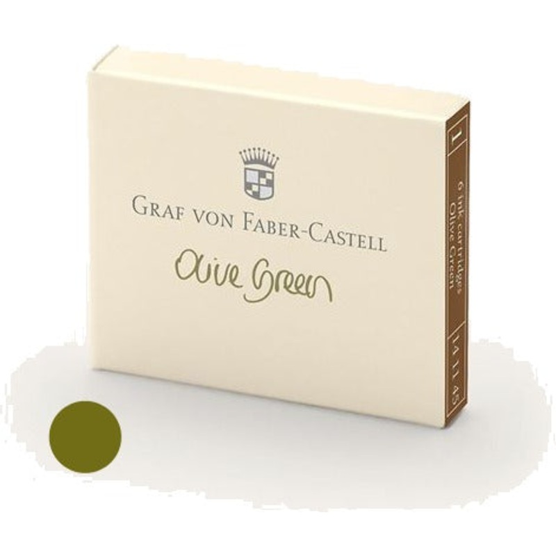 Refill Faber-Castell Olive Green Ink Cartridges
