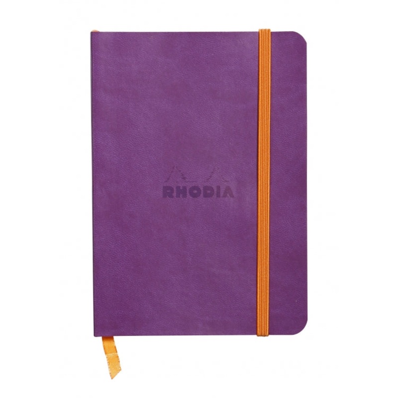 Rhodia A5 Softcover Notebook - Purple, Lined