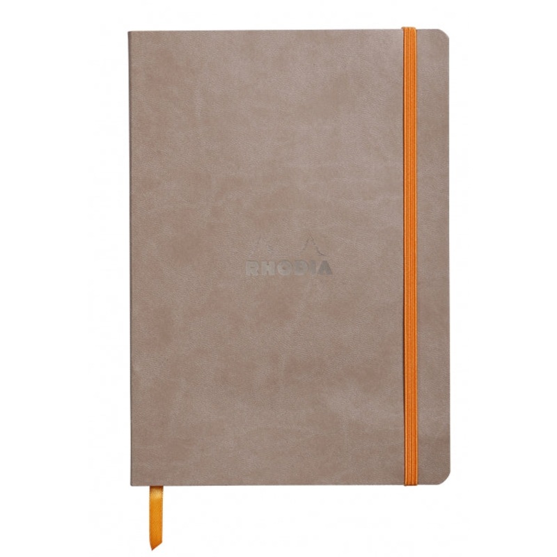 Rhodia A5 Softcover Notebook - Taupe, Lined