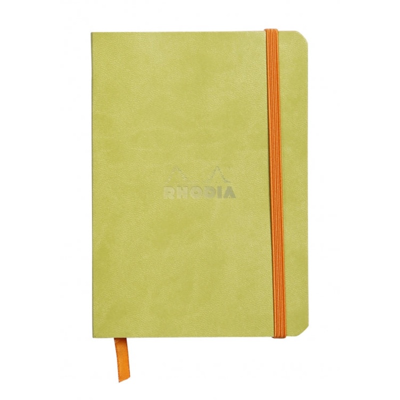 Rhodia A6 Softcover Notebook - Anise Green, Lined