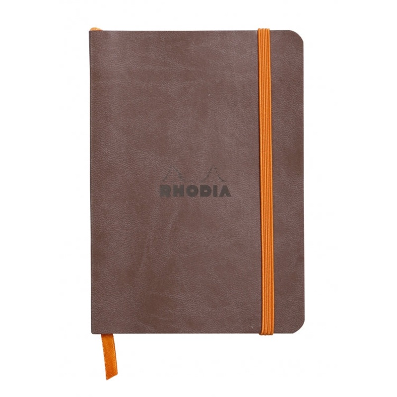 Rhodia A6 Softcover Notebook - Chocolate, Lined