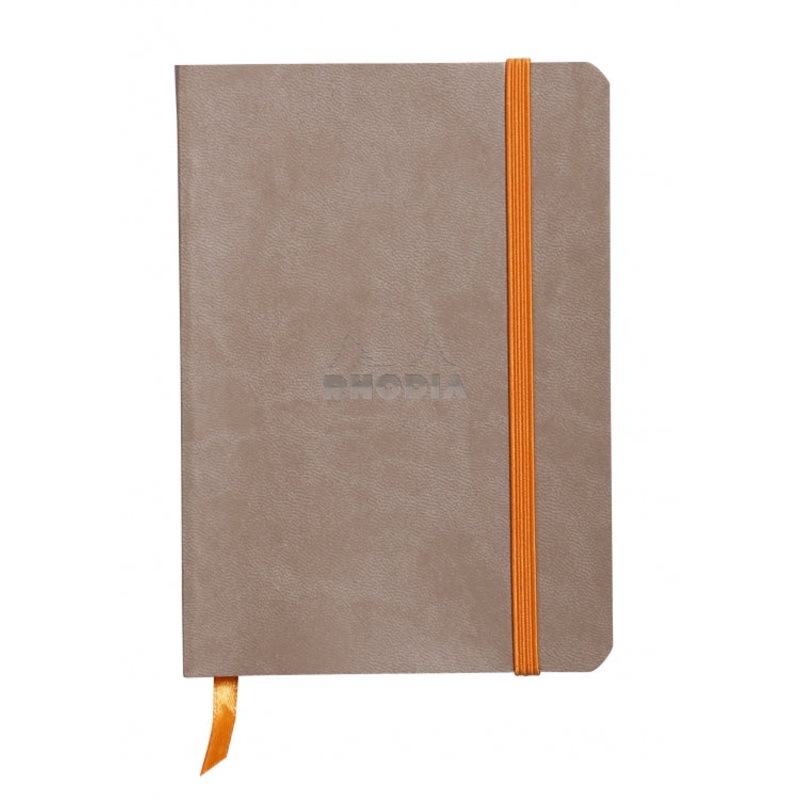 Rhodia A6 Softcover Notebook - Taupe, Lined