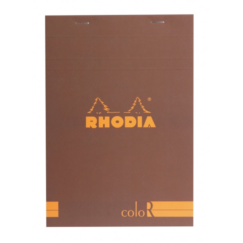Rhodia ColoR No. 16 A5 Notepad - Chocolate, Lined