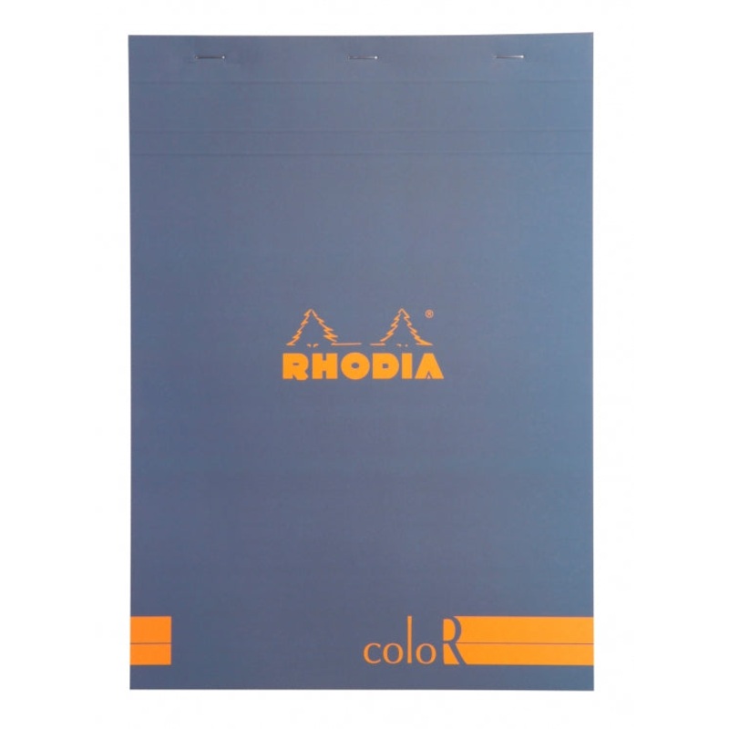 Rhodia ColoR No. 18 A4 Notepad - Sapphire, Lined