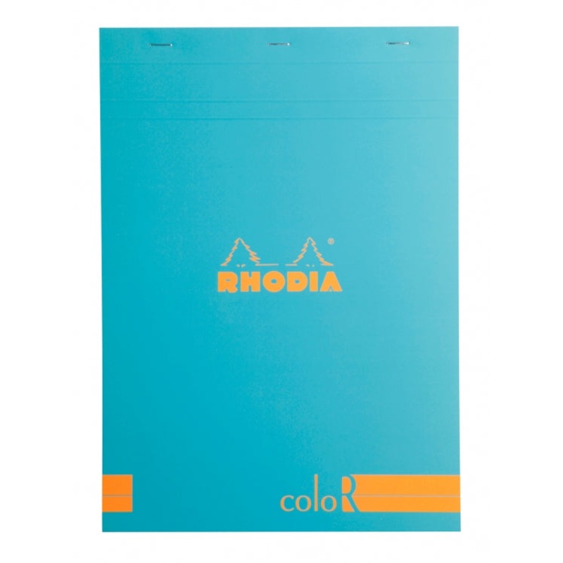 Rhodia ColoR No. 18 A4 Notepad - Turquoise, Lined