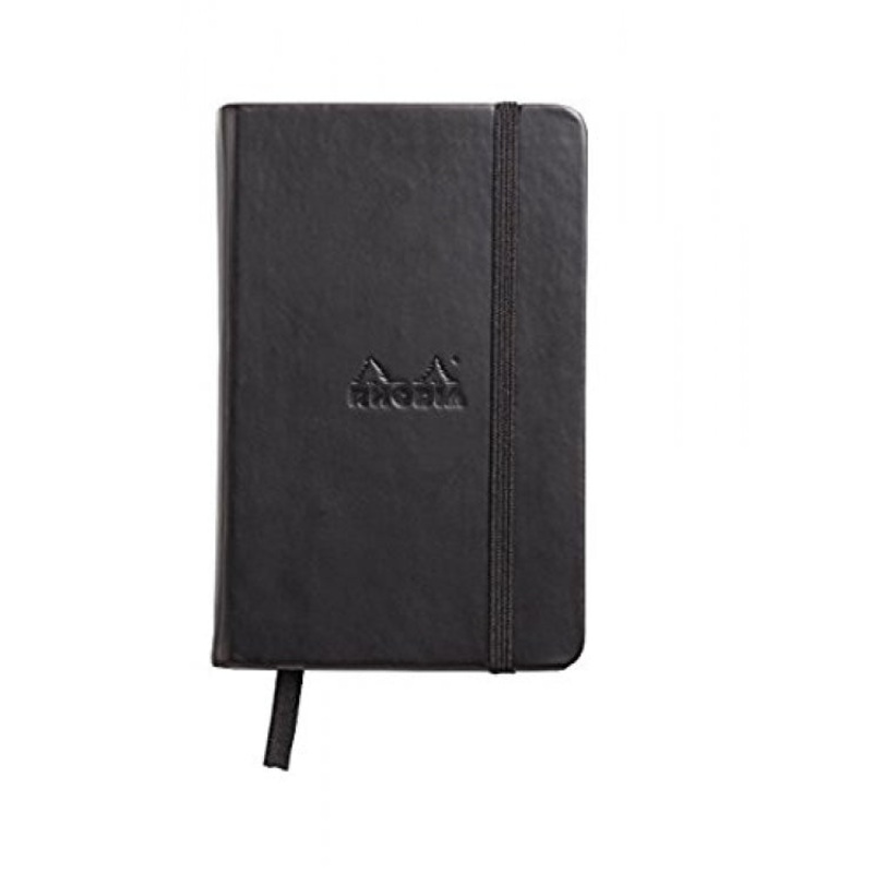 Rhodia Pocket Hardcover Webnotebooks - Black, Lined