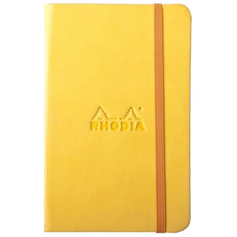 Rhodia - Rhodiarama Webnotebooks 3 1/2 x 5 1/2 Lined 96 Sheets Yellow