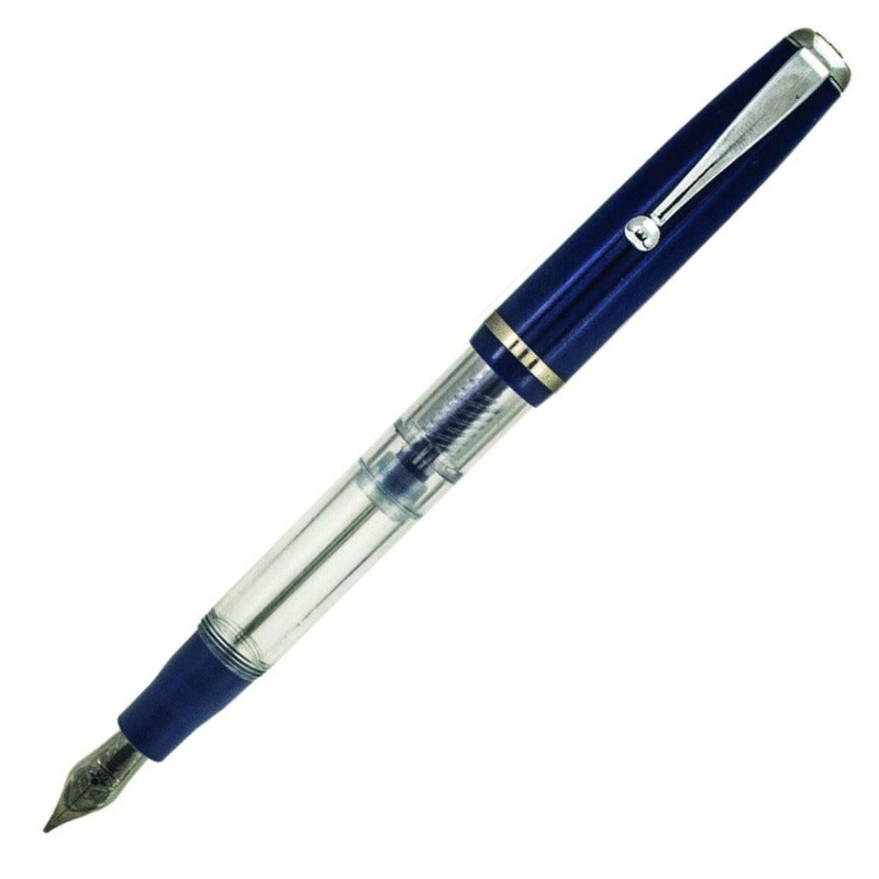 Stipula Splash V-Flex Piston Blue Fountain Pen
