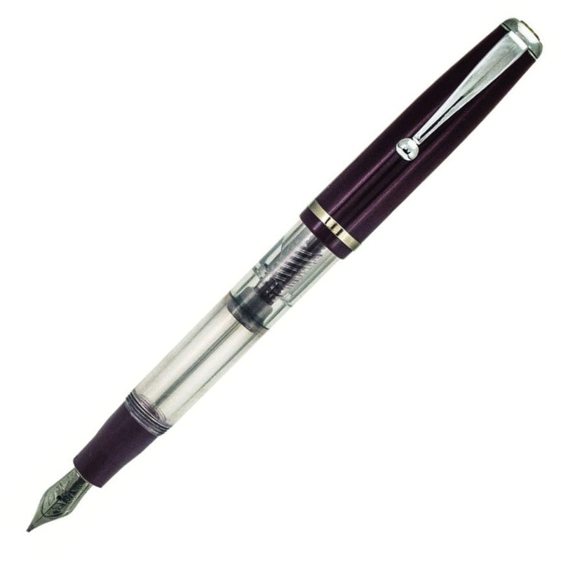 Stipula Splash V-Flex Piston Bordeaux Fountain Pen
