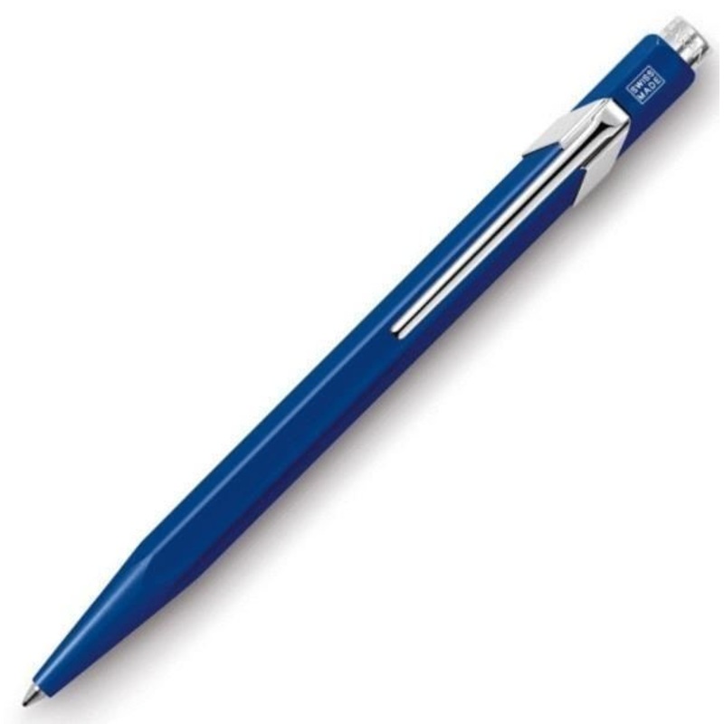Caran d'Ache 849 Metal Sapphire Blue Ballpoint Pen