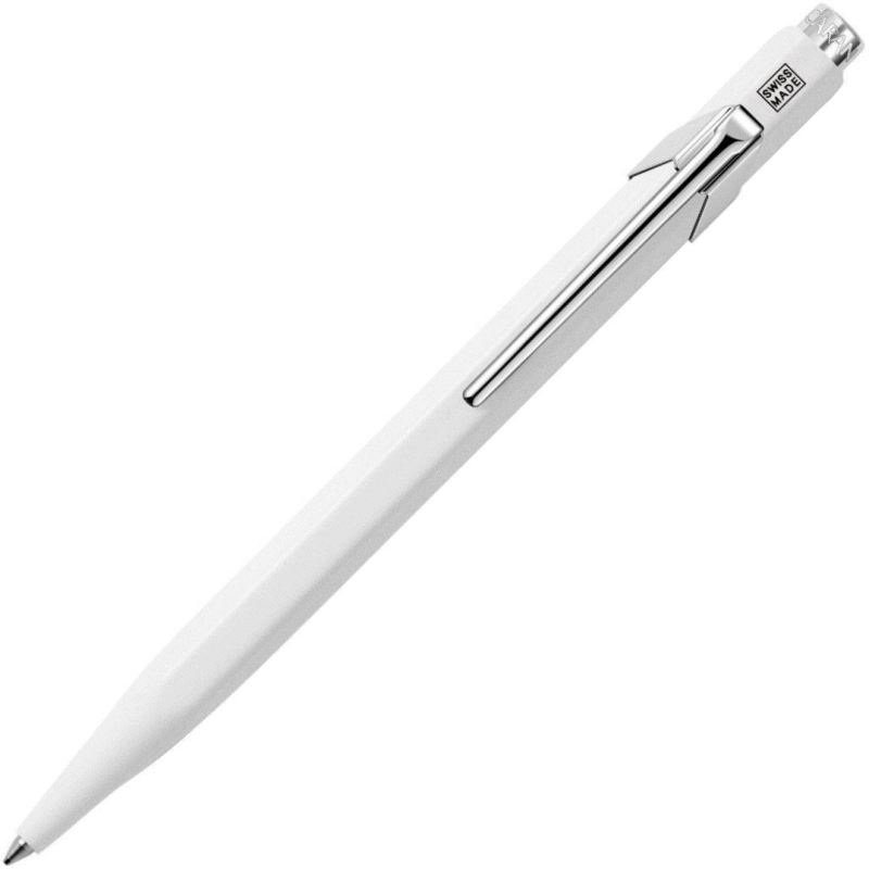 Caran d'Ache 849 Metal White Ballpoint Pen