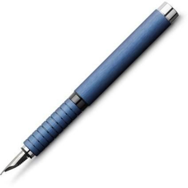 Faber-Castell Essentio Aluminum Blue Fountain Pen