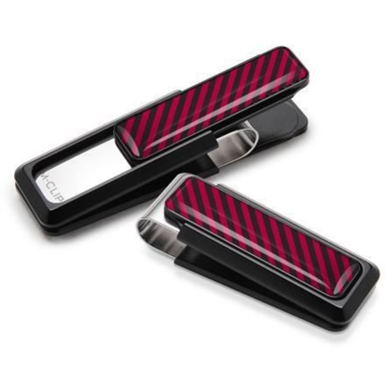 M-Clip Black UV2 w/Black & Crimson Money Clip