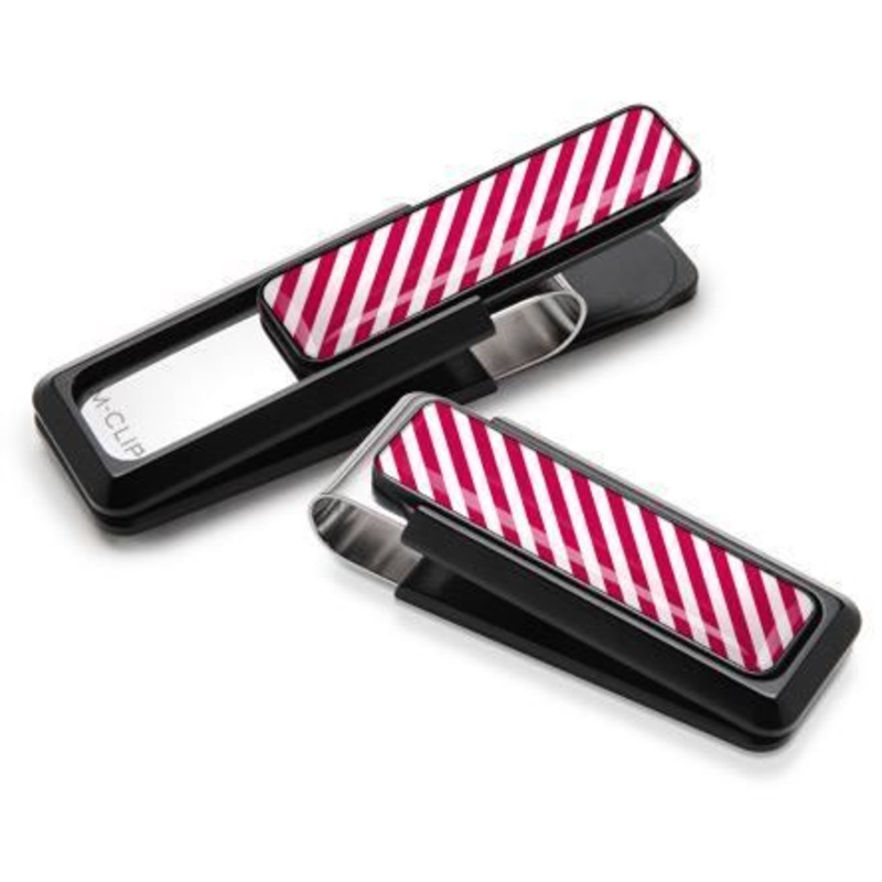 M-Clip Black UV2 w/White & Red Money Clip