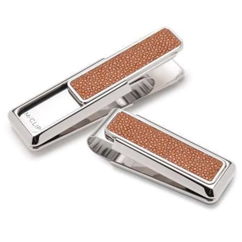M-Clip Cognac Stingray Money Clip