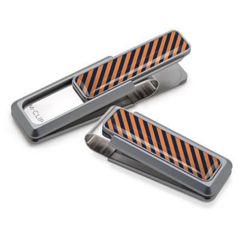 M-Clip Natural UV2 w/Orange & Dark Blue Money Clip