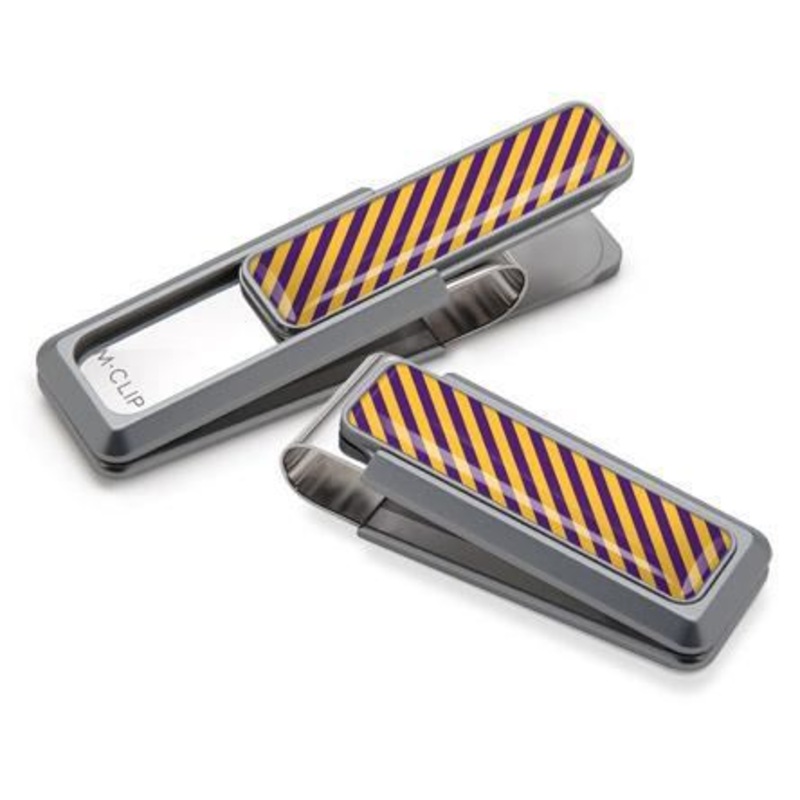 M-Clip Natural UV2 w/Purple & Gold Money Clip