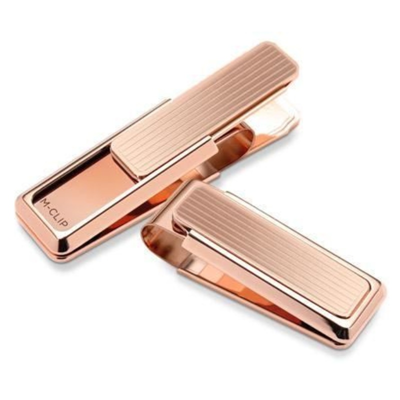 M-Clip Rose Gold Channeled Slide Money Clip
