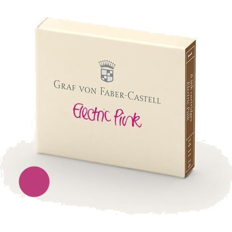 Refill Faber-Castell Electric Pink Ink Cartridges