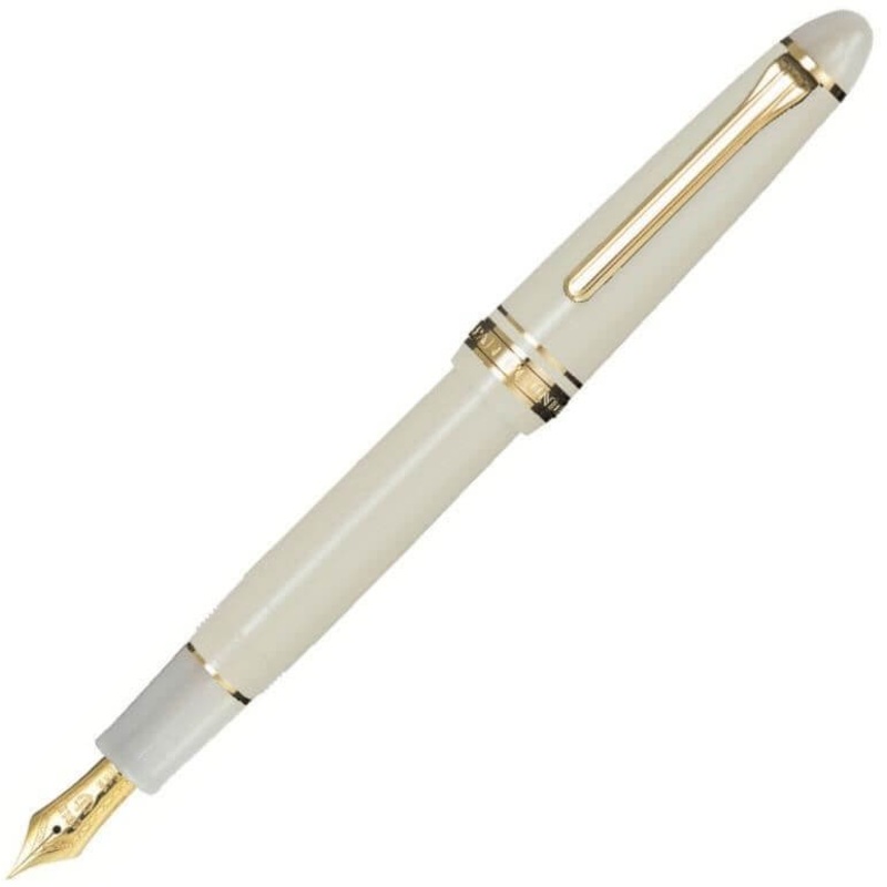 Sailor 1911 Standard Ivory/Gold Fountain Pen