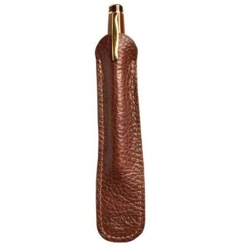 Aston Leather 1 Pen Slip Tan