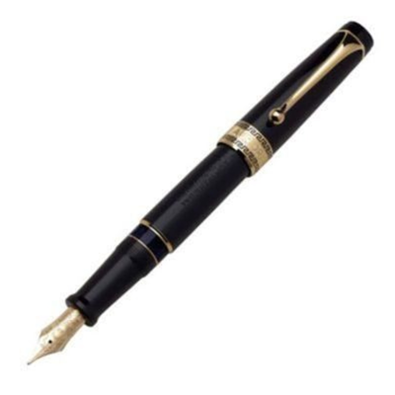 Aurora Optima Resin Black Fountain Pen
