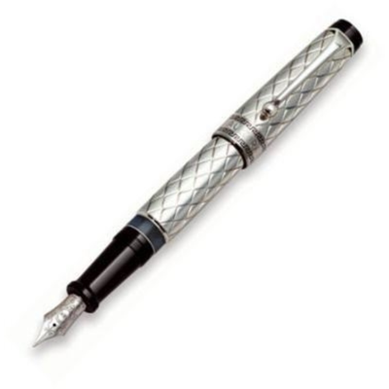 Aurora Optima Riflessi All Sterling Fountain Pen