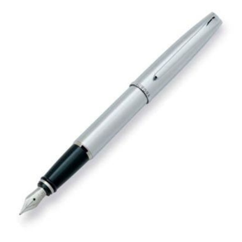 Aurora Style Metal Chrome Fountain Pen