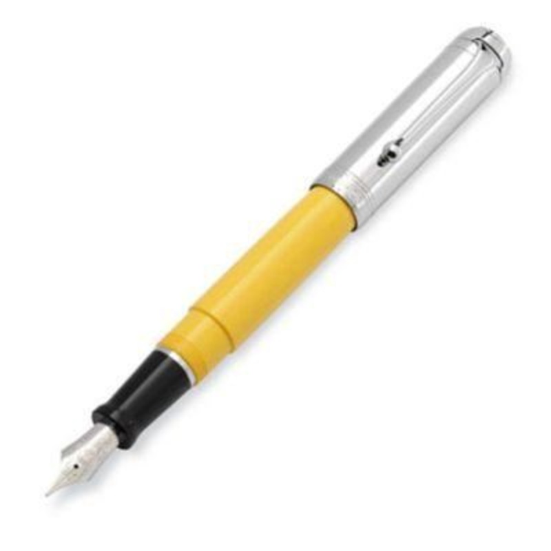 Aurora Talentum Chrome Yellow Fountain Pen