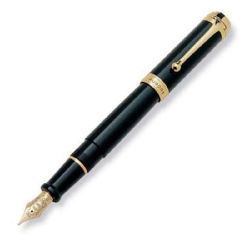 Aurora Talentum Classic Black Gold Fountain Pen