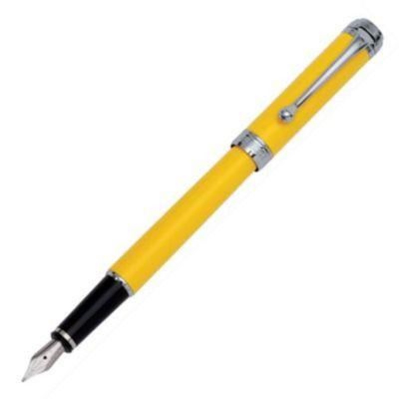 Aurora Talentum Finesse Yellow Fountain Pen