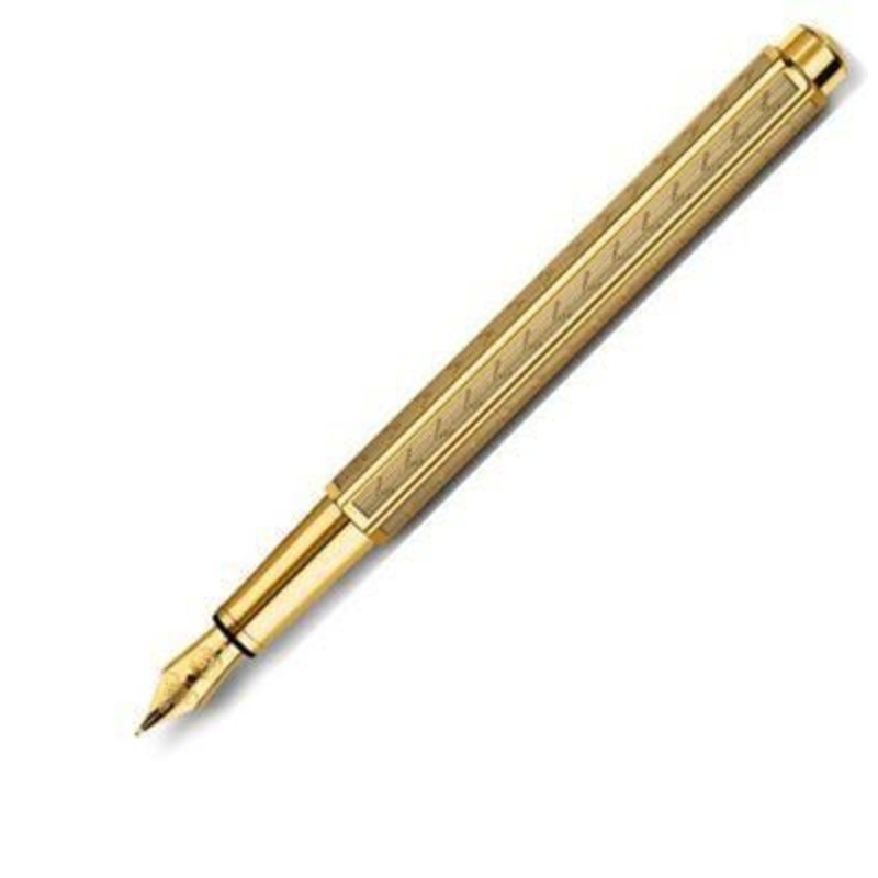 Caran d'Ache Ecridor Chevron Gilded Fountain Pen