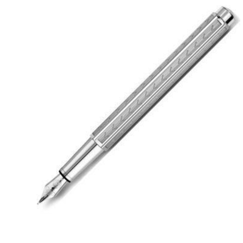 Caran d'Ache Ecridor Chevron Palladium Fountain Pen