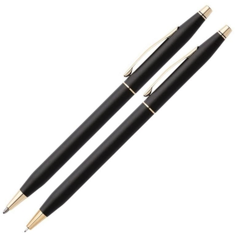 Cross Classic Century Classic Black Ballpoint Pen and 0.7mm Pencil Set