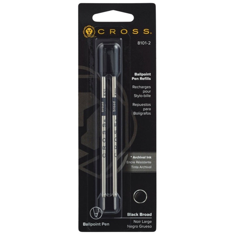 Refill Cross Ballpoint Pens - Pack of 2