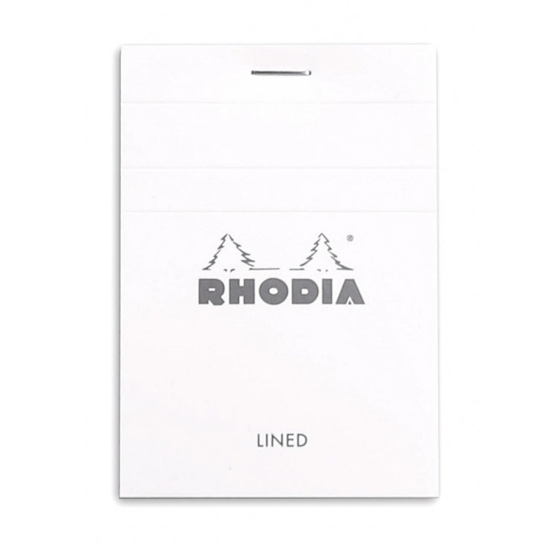 Rhodia Ice No. 11 Pocket Notepad - Ice White, Lined