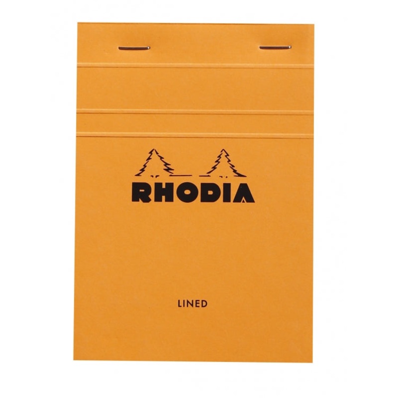 Rhodia No. 13 A6 Notepad - Orange, Lined