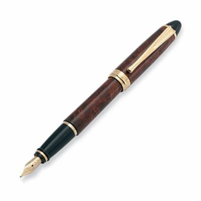 Aurora Ipsilon Lacquer Turtle Fountain Pen