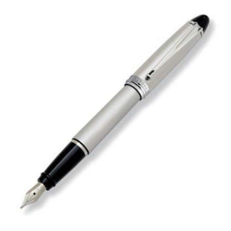 Aurora Ipsilon Metal Chrome Satin Fountain Pen