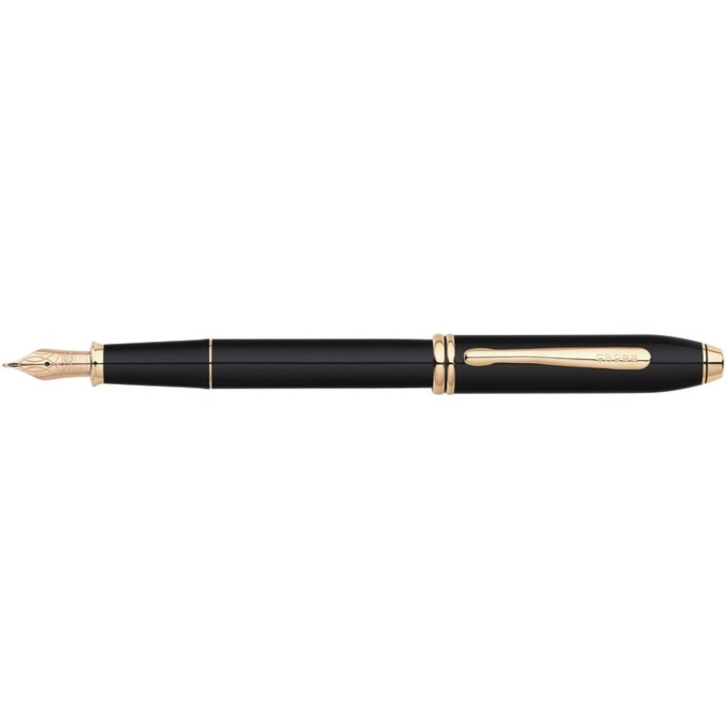 Cross Townsend Black/Gold Fountain Pen