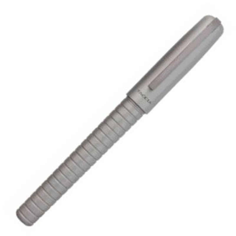 Taccia Pinnacle Graphite Grey Steel Nib Fountain Pen