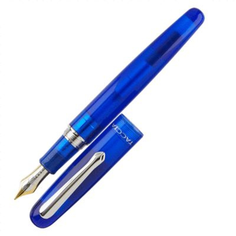 Taccia Spectrum Ocean Blue 14K Gold Two-Tone Nib Fountain Pen
