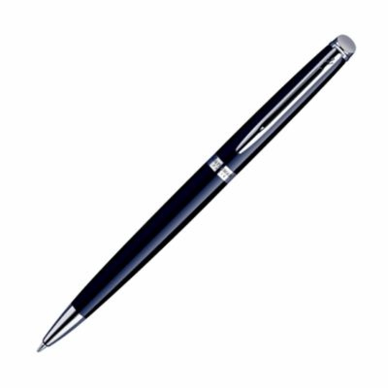 Waterman Hemisphere Black Lacquer & Chrome Ballpoint Pen