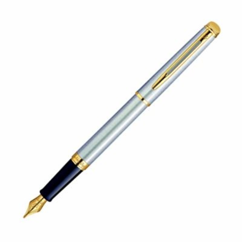 Waterman Hemisphere Stainless Steel & Gold Fountain Pen