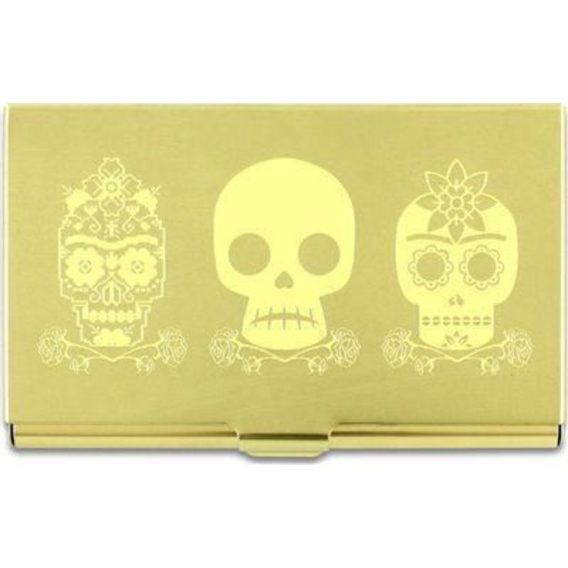Acme Studio Card Case 3 Skulls