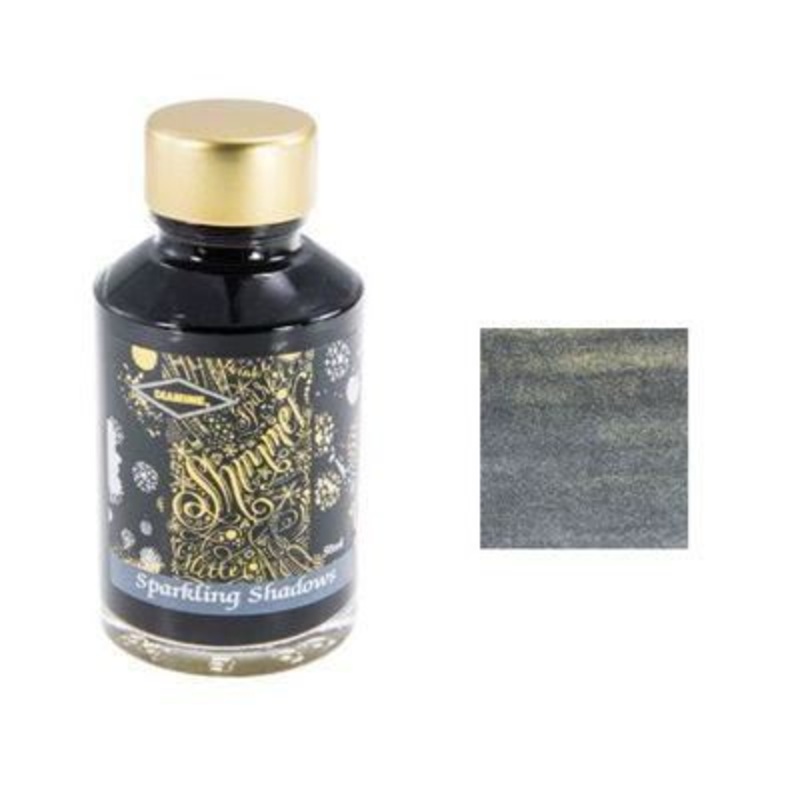 Diamine Bottled Ink 50ml Sparkling Shadows (Gold)